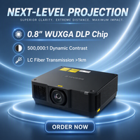 Projecteur laser bicolore 20000 ANSI Lumen pour cinéma en grande salle et utilisation en extérieur, WUXGA 0,8 pouces, DLP, prise en charge des fibres LC