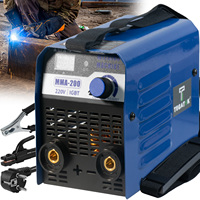 Machine à souder à l'arc portable MMA 200 220V IGBT avec protection contre les surtensions, les surintensités et la surchauffe