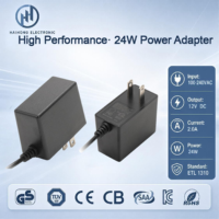 Offre Spéciale – Adaptateur Secteur 12V 2A 24W avec Prise Standard US, Alimentation Commutée AC/DC pour Routeur Réseau et Éclairage LED – Prix de Gros pour l'Exportation