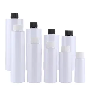 In Stock 50ml 100ml 120ml 150ml 200ml 250ml 300ml 500ml Empty Body Lotion Shampoo Shower Gel PET Plastic Bottles With Screw Cap
