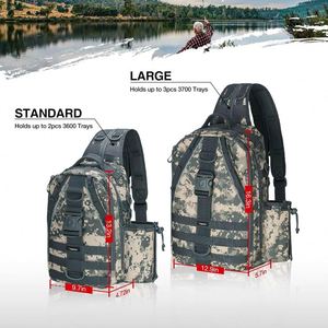 Bolsa de Pesca con Soporte para Cañas y Accesorios, Muestra Gratis, Bolsa de Almacenamiento Ligera para Aparejos de Pesca, Mochila de Hombro para Pesca al Aire Libre - Product Image 6