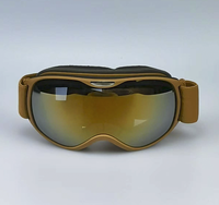 Lunettes de ski sphériques hiver anti-buée coupe-vent style mode pour hommes et femmes RD-73012