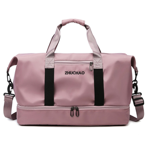 Bolsa de lona Oxford de varios colores de gran capacidad, impermeable, para deportes, separación seca y húmeda, bolsa de lona para mujer, bolsa de gimnasio de fin de semana - Product Image 2