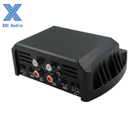 Mini amplificateur de classe D 100W * 4CH avec croisements et égaliseurs Style brésilien moulé sous pression pour système audio de voiture XDL-100.4DA 9V-15V
