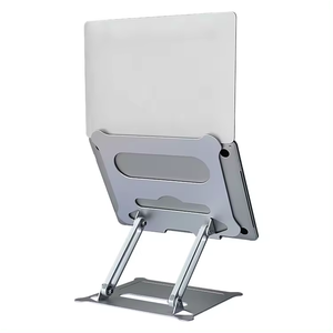 15.6 inch hợp kim nhôm máy tính xách tay đứng có thể điều chỉnh máy tính xách tay Riser & linh hoạt người giữ điện thoại cho bàn sử dụng & điện thoại di động quản lý - Product Image 4