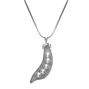 fashion modern design best women latest pendant long pearl diamond pendant gold plated fine jewelry necklace