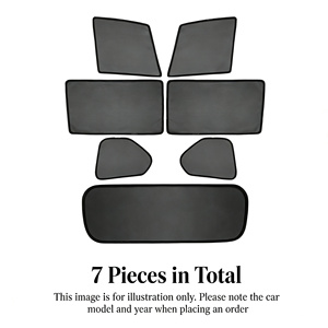 Juego de 7 Parasoles Magnéticos para Ventanas de Coche, Bloqueadores Solares de Primera Calidad para Ventanas Laterales, Mantiene el Coche Fresco en Verano, Fácil de Instalar y Retirar - Product Image 1