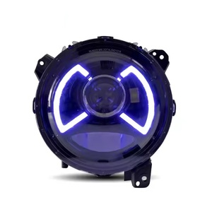 2018-2021 per Jee/p Wrangler fari LED nuovo Design blu DRL con lampada frontale bianca 6000K colore temperatura accessori auto - Product Image 1