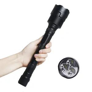 10 Watt XML- T6 Aluminum Led Flashlight Rechargeable Led Torch 5 modres Grade Zoom LED Flashlight