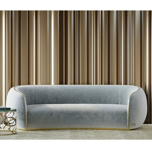 Top Italian High End Furniture Living Room <b>Sofas</b> Supplier Modern Luxury Genuine Leather Set DV-07 High End Furniture DV-07 - Product Image 1