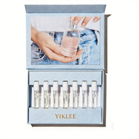 Caja de Embalaje de Perfume Personalizada de Fábrica, Caja de Papel Rígida Magnética de Primera Calidad con Textura para Probador de Fragancias