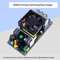 220V ke 24V/36V/48V 10A Catu Daya AC-DC Switching yang Dapat Disesuaikan 350W Modul Daya Tinggi dengan Kipas dan Perlindungan Terhadap Suhu Berlebih