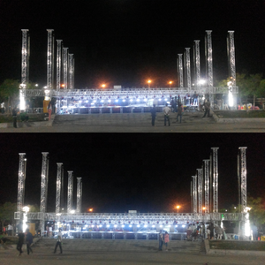 Caja de diseño de escenario de <span class=keywords><strong>concierto</strong></span> al aire libre Sistema de escenario de Evento de aluminio con armazón de techo para <span class=keywords><strong>concierto</strong></span> - Product Image 2