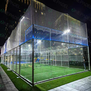 Nhà sản xuất ban đầu cho padel Tòa Án 2x3m lớn <span class=keywords><strong>Net</strong></span> 100% mạ kẽm nhúng nóng 120x120x3.2mm cực Kích thước 10 + năm bảo hành - Product Image 6