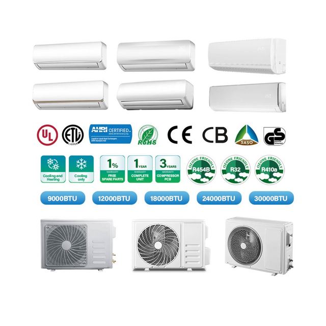 18000BTU 1.5Ton 2Hp Triple Inverter Split Type 110 Volt Air Conditioner for Household & Hotel Use Energy Efficient Class A++