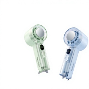 Mini ventilateur personnel rechargeable par USB, ventilateur de refroidissement 5000mAh, portée de 10m, ventilateur portable à main avec crochet pour les voyages et les activités de plein air - Product Image 6