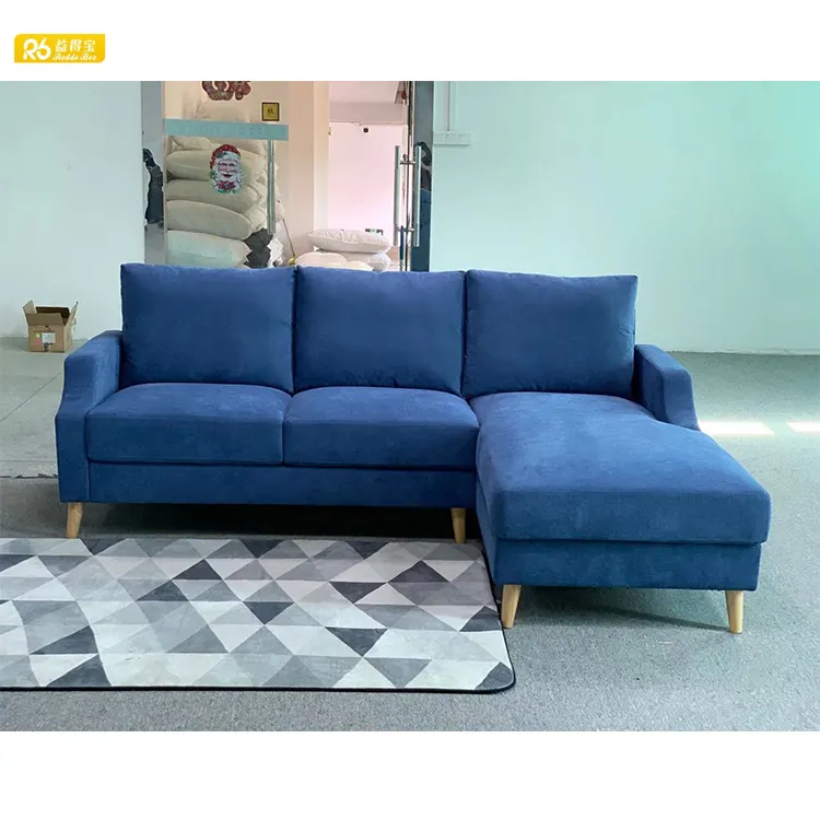 Sofá de tela barato para tienda, muebles para el hogar