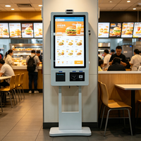 Terminal de Pedidos y Pagos Autoservicio Todo en Uno para Restaurantes de Comida Rápida, Kiosco Multi-idioma con Pantalla Táctil