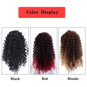 CJ580 วิกผมหางม้าหยิก T1B-BUGT4-271B ลวดทนความร้อนสูง ใช้งานง่าย สีไล่ระดับสำหรับผู้หญิง - Product Image 4