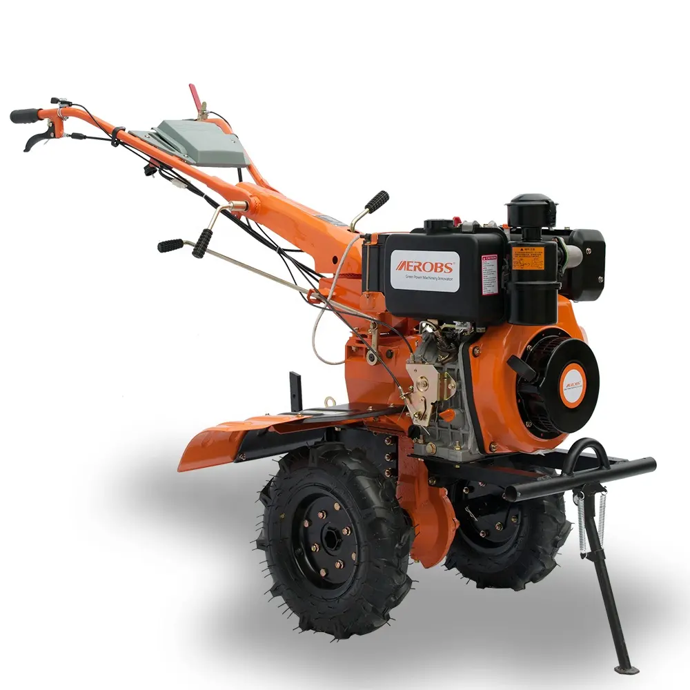 Мини-трактор-погрузчик, культиватор, почвенный культиватор 9 л.с., машина для наклона