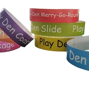 Custom One Time Use Tyvek Wristband for Events & Festival