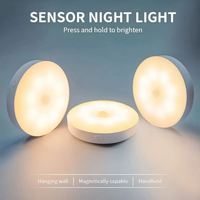 Veilleuse LED sans fil rechargeable à détecteur de mouvement pour chambre, maison, cuisine, lampe à induction corporelle, éclairage d'armoire