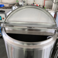 Machine à brasser de la bière artisanale de 150 L, système de brassage en acier inoxydable à 3 cuves avec contrôle PID