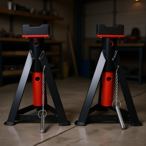 Supports de levage de voiture réglables en hauteur, 3 tonnes, acier, hydrauliques, manuels, pour outils de réparation de véhicules - Product Image 2