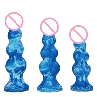 Dildo monstre en silicone pour femmes, 14~22cm, jouet anal souple pour adultes, plug anal à succion, jouet de massage féminin