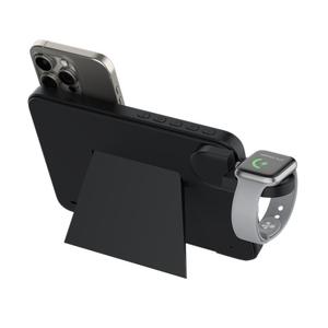 Folding Stand, Four-in-one Wireless <b>Charger</b>, Mobile Phone Temperature Alarm Clock, Night Light, Wireless <b>Charger</b> - Product Image 4