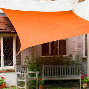 Vela de <span class=keywords><strong>Sombra</strong></span> para Exteriores de HDPE Naranja de 3*5m, 180GSM, para Jardín - Product Image 3