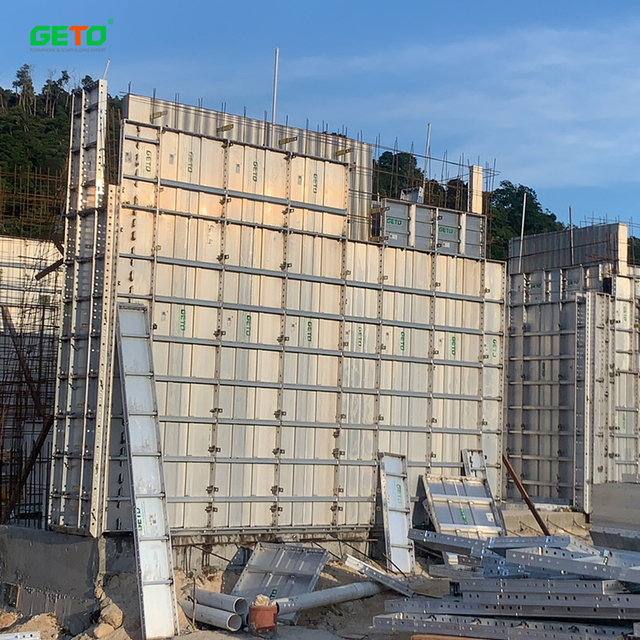 Reusable Aluminum Formwork System for Concrete Walls Slabs Formwork Panels in Villa Construction