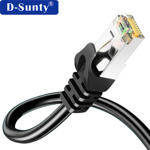 สายแพทช์อีเธอร์เน็ต Cat6 RJ45 26/24awg S/FTP สายทองแดงเปลือย 8p8c มาตรฐาน ROHS สายสื่อสาร SFTP - Product Image 6