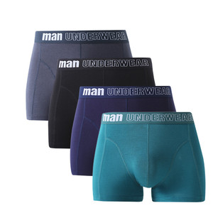 <span class=keywords><strong>Calzoncillos</strong></span> Bóxer de Algodón para <span class=keywords><strong>Hombre</strong></span>, de Alta Calidad, Talla Grande, Cintura Media, Suaves, Transpirables, Cómodos, de Secado Rápido, Sin Costuras, al por Mayor - Product Image 3
