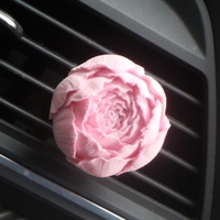Diffuseur d'huiles essentielles en porcelaine en forme de fleur pour la maison, diffuseur de parfum en céramique pour voiture, désodorisant en plâtre aromatique – Vente en gros directe usine