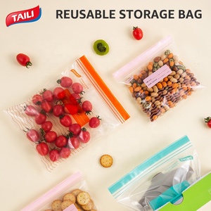 Waterproof Plastic <b>Zip</b> Lock <b>Bag</b> Keep Food Fresh Long Sealing Food Packaging Zipper <b>Bags</b> For Kitchen Storage - Product Image 1