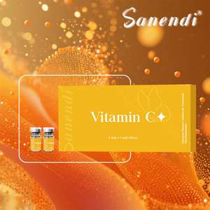 5 flacons de sérum pour la peau à la vitamine C pour éclaircir, hydrater et raffermir la peau, stimuler le collagène et donner un éclat naturel à la peau (OEM) - Product Image 1