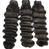 Extensions de Cheveux Humains Vierges Bruts Premium, Bouclés Pixie, Double Drawn, Cheveux Cambodgiens Birmans, Provenance Unique, Non Traités, Fournisseur
