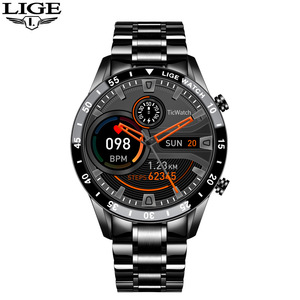 Montre connectée pour homme LIGE BW0189, nouvelle mode, vente flash, surveillance de la fréquence cardiaque, contrôle de la musique, étanche, montre connectée sportive - Product Image 4