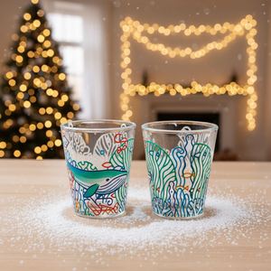 Nouveau Verre à Shot Réutilisable pour Bière, Impression sur Verre, Design Moderne, Souvenir de Club d'Été, Cadeau - Product Image 5