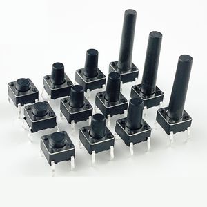 Interruptor Táctil 6*6 Enchufable, 3*6 de Superficie, 4*4/4.5*4.5 Pines, 2*4*3.5 Botón de Presión Lateral, Venta Directa de Fábrica, Personalización - Product Image 2