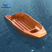 Bateau de luxe HDPE monobloc approuvé CE 6M 100% stable léger recyclable pour la croisière côtière et fluviale