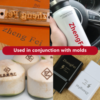 Mini presse à chaud numérique en cuir, bois et papier, alimentation automatique en feuille, logo personnalisé, machine à estamper à chaud DIY