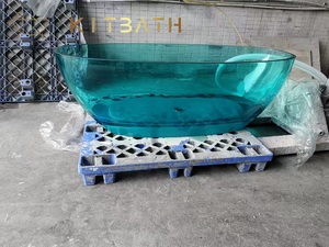 Baignoire acrylique transparente de luxe moderne <span class=keywords><strong>Spa</strong></span> autoportant design pour hôtel/salle de bains - Product Image 3