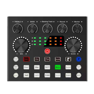 Mélangeur audio V8S Carte son externe USB pour téléphone portable <span class=keywords><strong>Changeur</strong></span> <span class=keywords><strong>de</strong></span> <span class=keywords><strong>voix</strong></span> en direct Carte son <span class=keywords><strong>avec</strong></span> <span class=keywords><strong>effets</strong></span> sonores multiples - Product Image 2