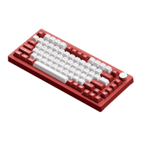 AKKO Chicago 5075B Plus Clavier de jeu mécanique Tri-mode 75% rétro-éclairé à LED RGB avec bouton rotatif
