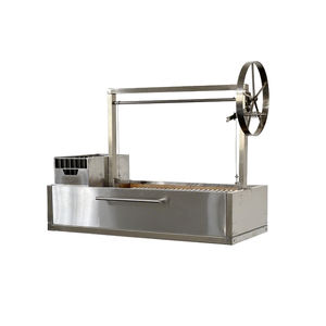 Parrilla <span class=keywords><strong>Argentina</strong></span> Grande de Acero Inoxidable Tipo Santa María para Uso en Exteriores, Ideal para Fiestas en Zonas de Aficionados al Fútbol - Product Image 4