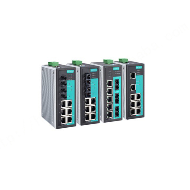 EDS-408A Series Moxa Managed Ethernet Switch with POE QoS VLAN Support 16G Capacity 1 Year Warranty Ports 8