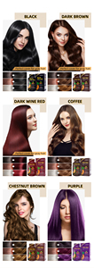Champú Tinte para el Cabello Color Café Oscuro en Paquete Pequeño - Product Image 2