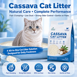 Arena para <span class=keywords><strong>Gatos</strong></span> de Tofu y Yuca Natural, Ecológica, Desechable por el Inodoro, Control de Olores, Alta Calidad, <span class=keywords><strong>Precio</strong></span> de Fábrica - Product Image 4